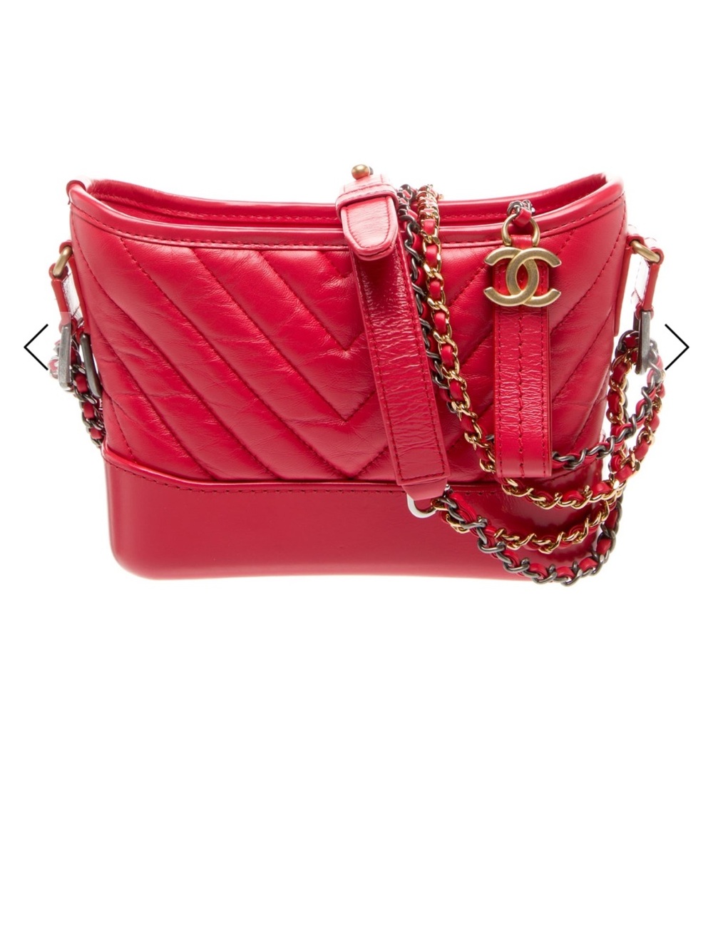 CHANEL Gabrielle pink/red